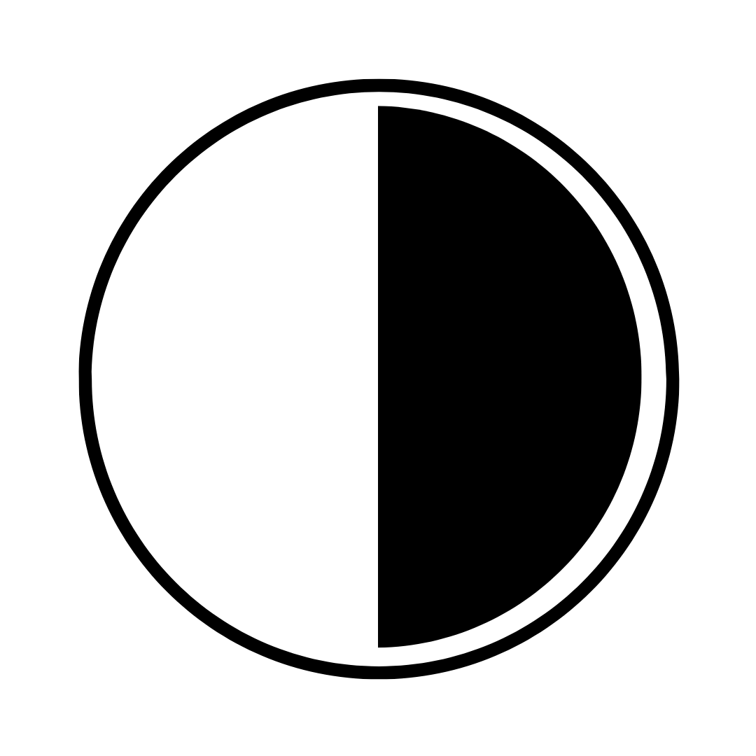 Schwarz-Weiß-Modus Icon
