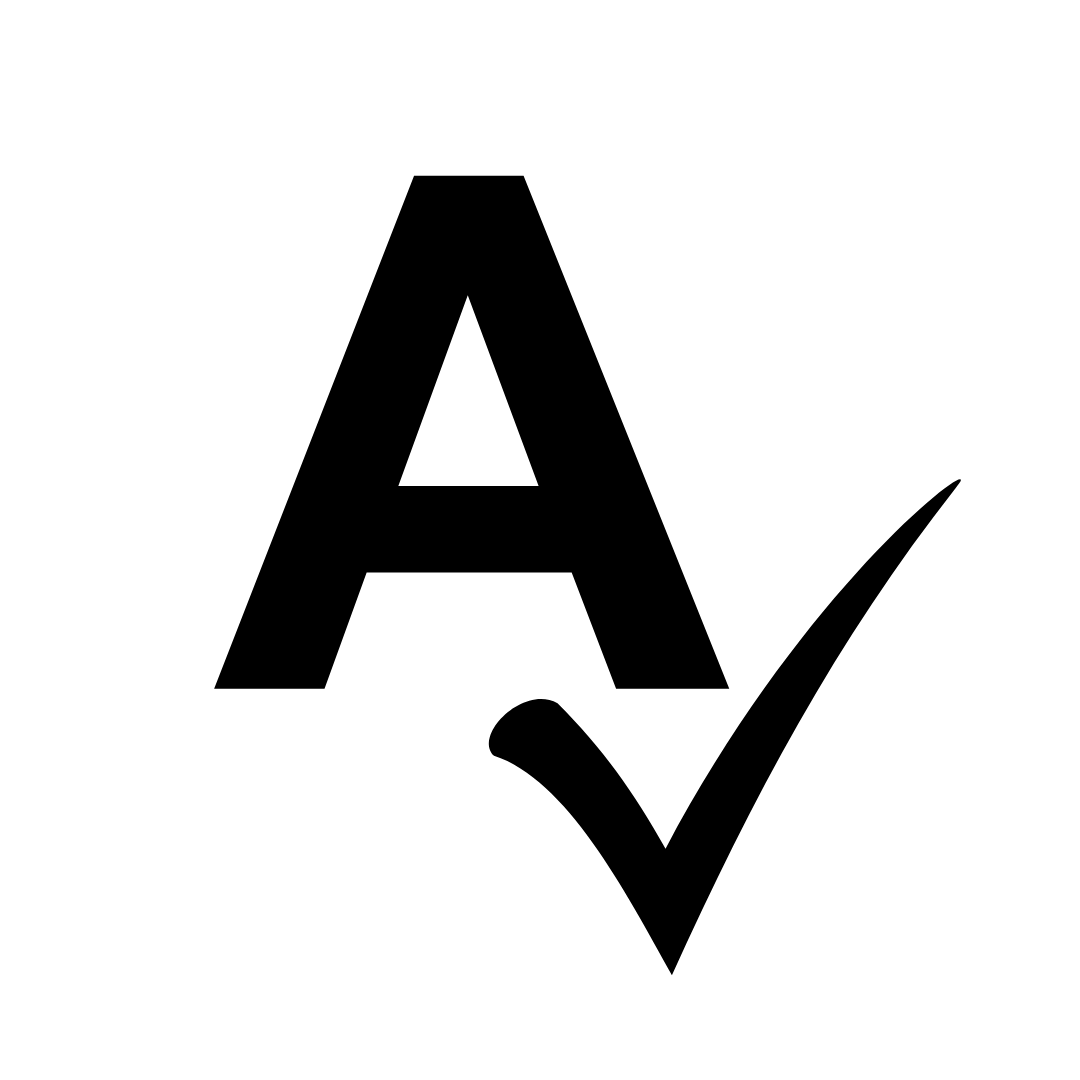Einfache Schrift Icon